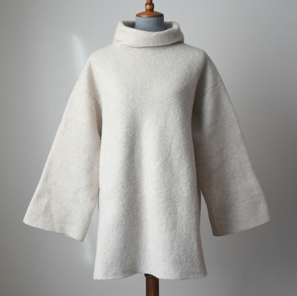 SOLD🥀 Lauren Manoogian Cashmere Funnel Pullover - Picture 7 of 13